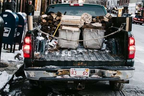 Rusty pickup truck for do it yourself bed liner