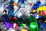 Lots of used plastic bottles that can be upcycled