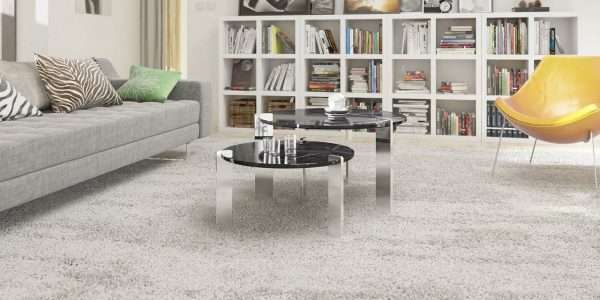Living room grey carpet