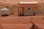 tiny house in the desert
