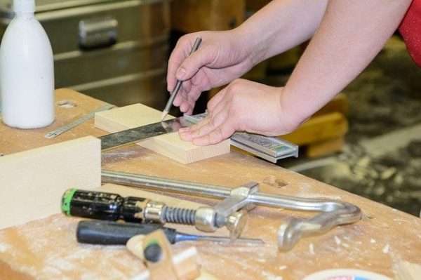 Tools for DIY wooden furniture projects