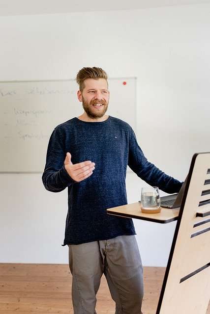 the standing desk