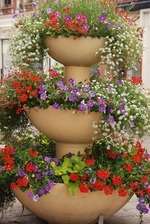Three tier flower planter